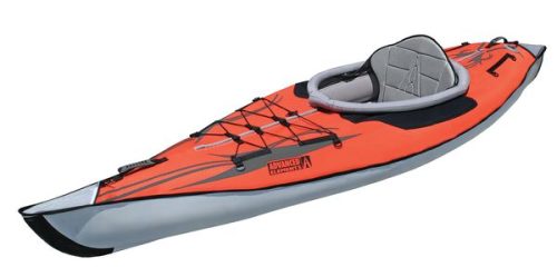 Inflatable Advanced Elements Kayak side view